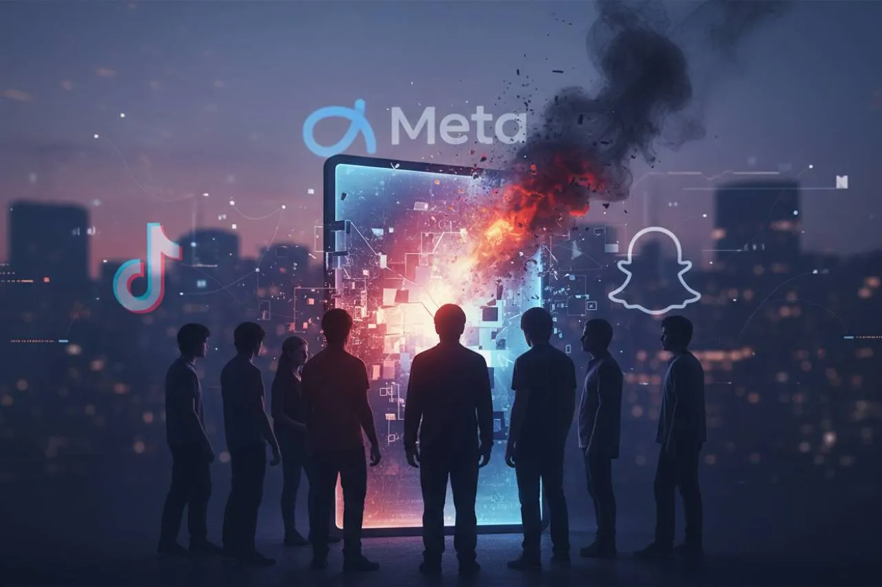 Le preoccupazioni dei giganti del web: TikTok, Meta e Snapchat