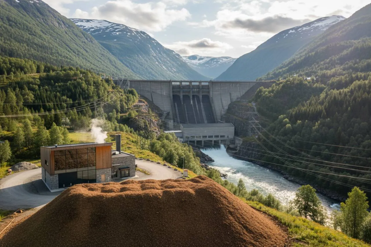 Biomasse e idroelettrico: il contributo norvegese