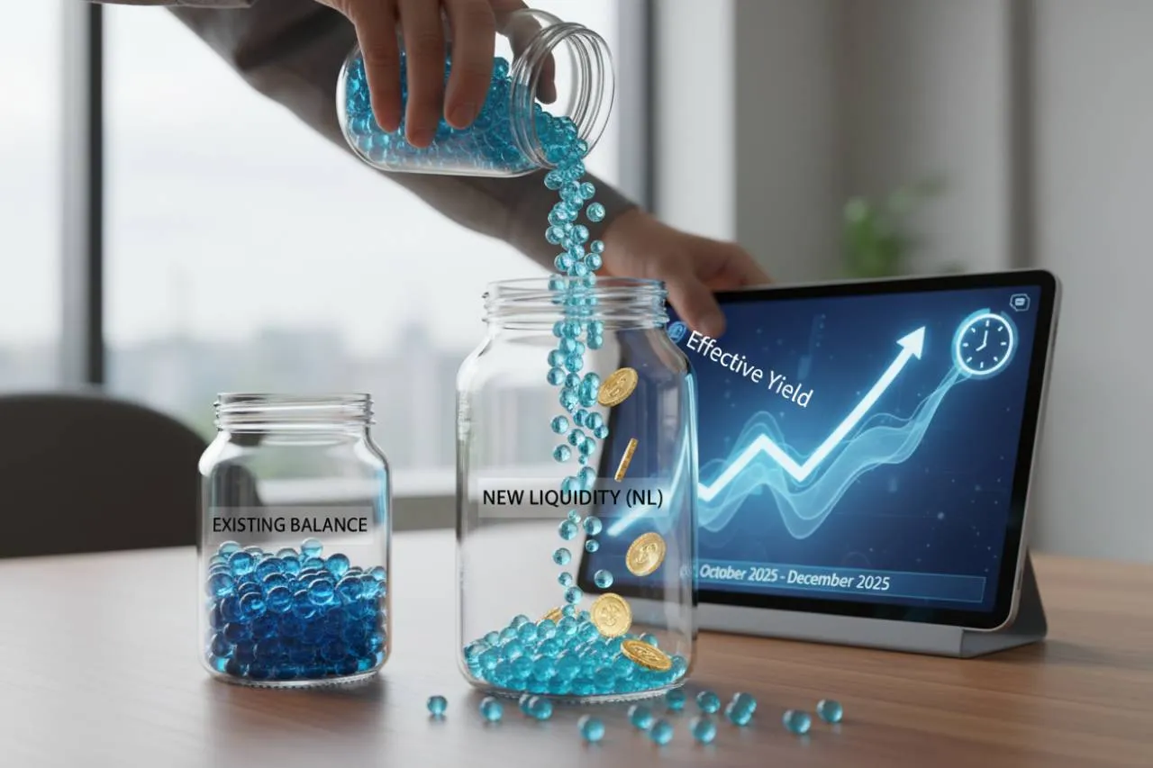 La nuova liquidità e il rendimento effettivo