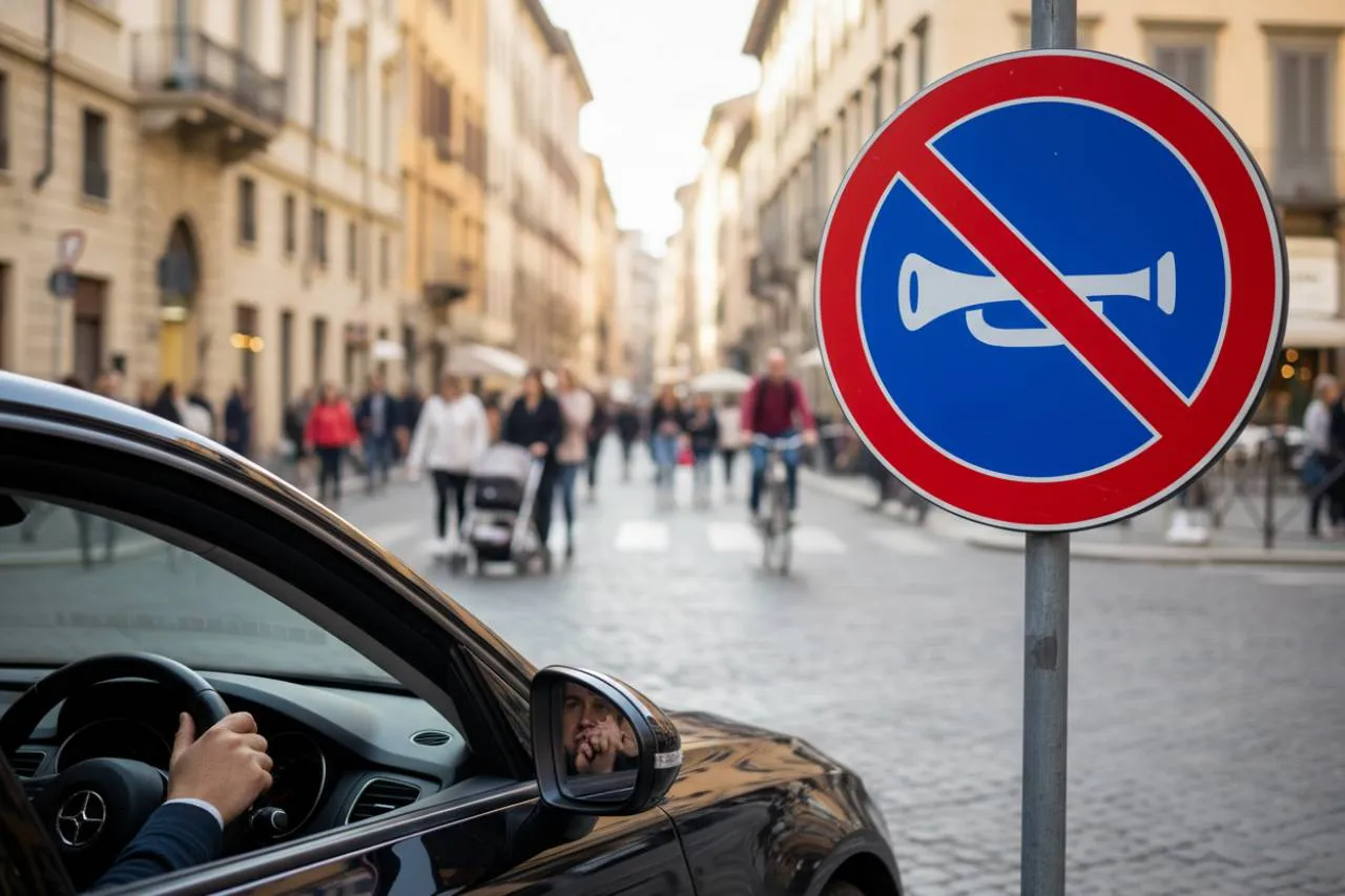 Quando il clacson è un abuso: le situazioni di divieto assoluto
