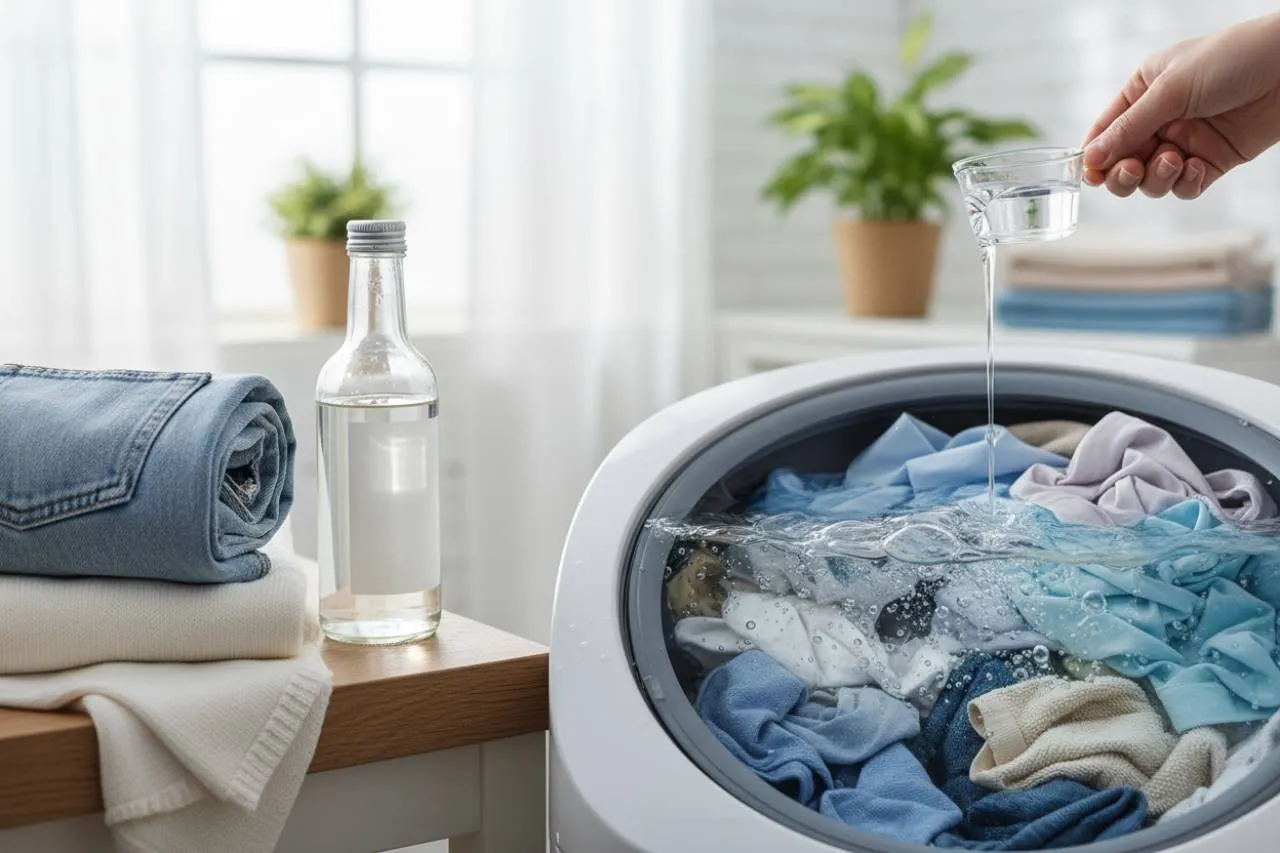 Cosa succede ai tuoi vestiti con l'aceto bianco