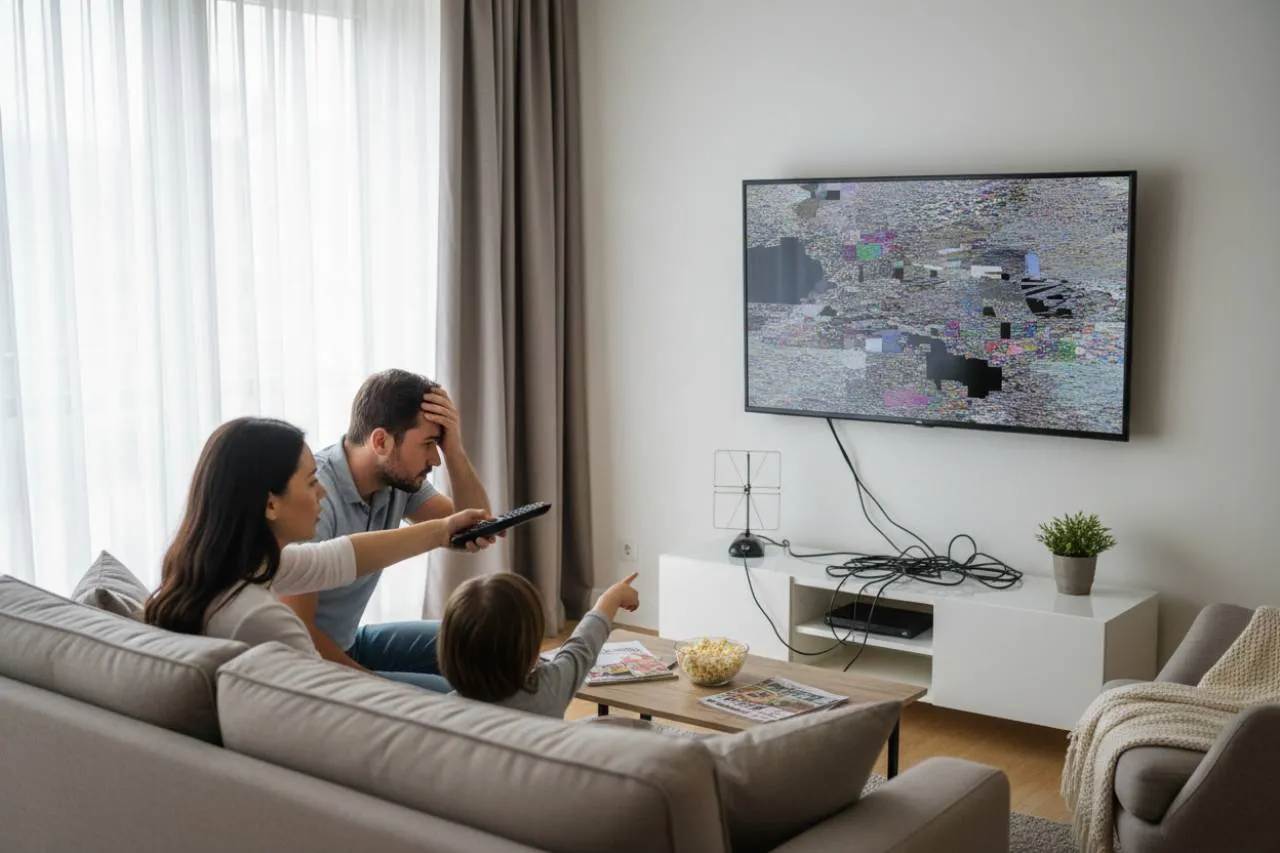 Televisore indispensabile: quando l'antenna fa i capricci