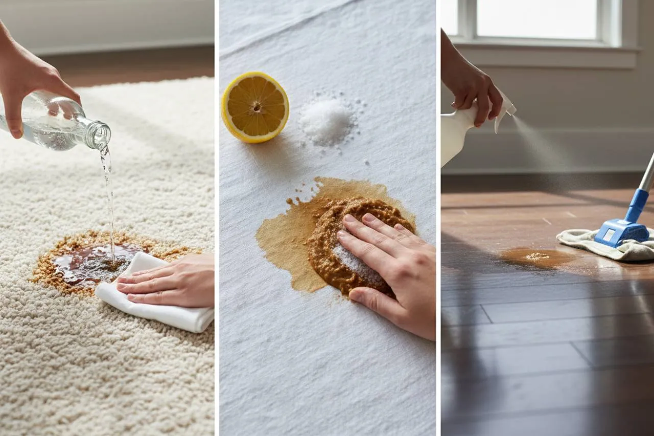 Soluzioni mirate per tappeti, tovaglie e superfici dure