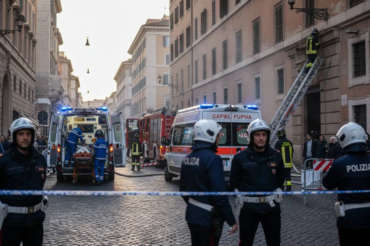 L'arrivo dei soccorsi e i primi rilievi