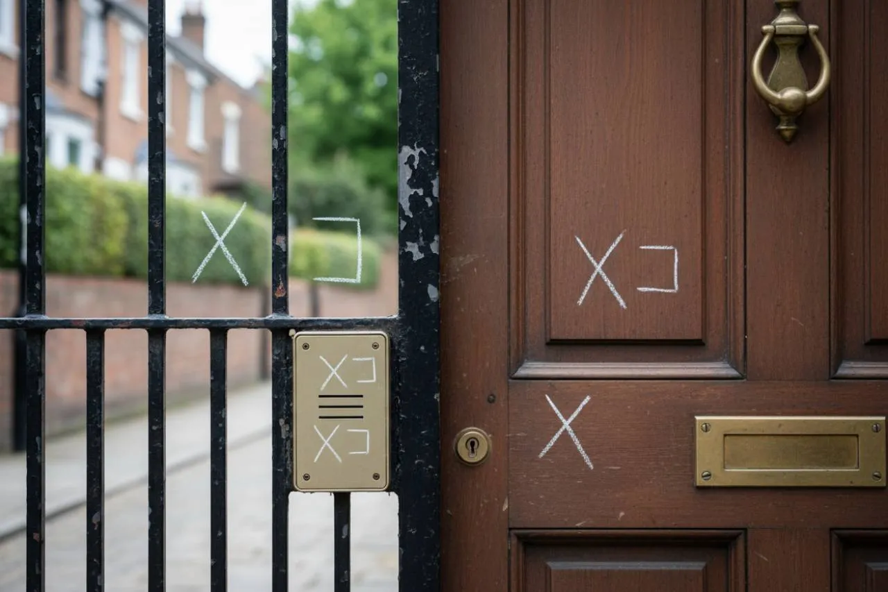 Simbologia sui punti di accesso: Cancelli, citofoni e porte