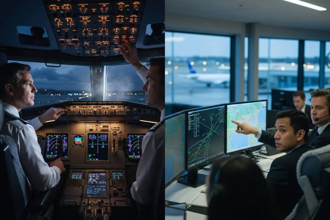 Volo regolare e controlli a terra