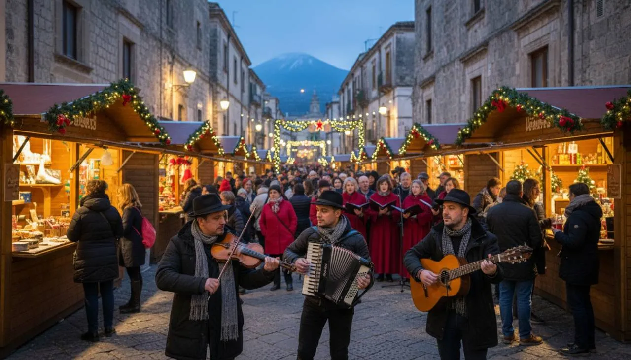 Atmosfera magica e spettacoli viventi