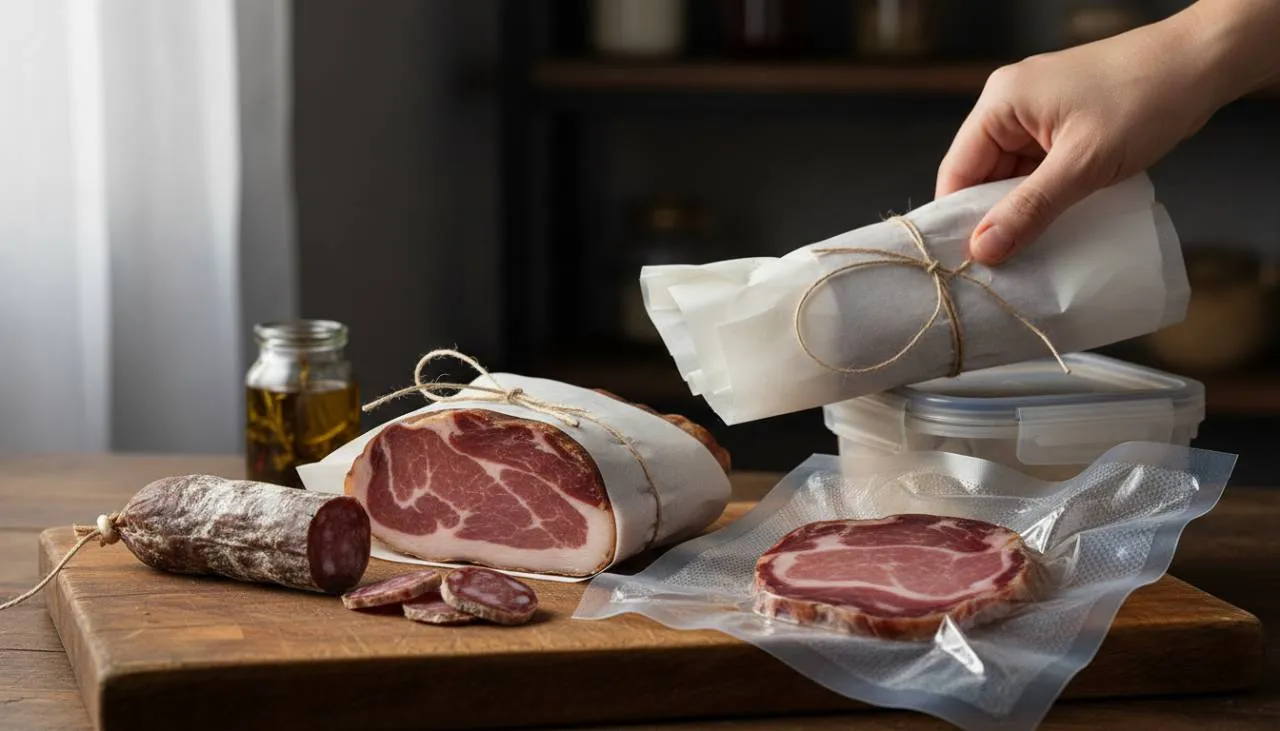 Conservare un trancio di insaccato stagionato: strategie efficaci
