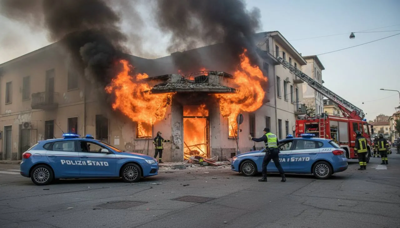 L'intervento tempestivo delle forze dell'ordine e dei soccorsi