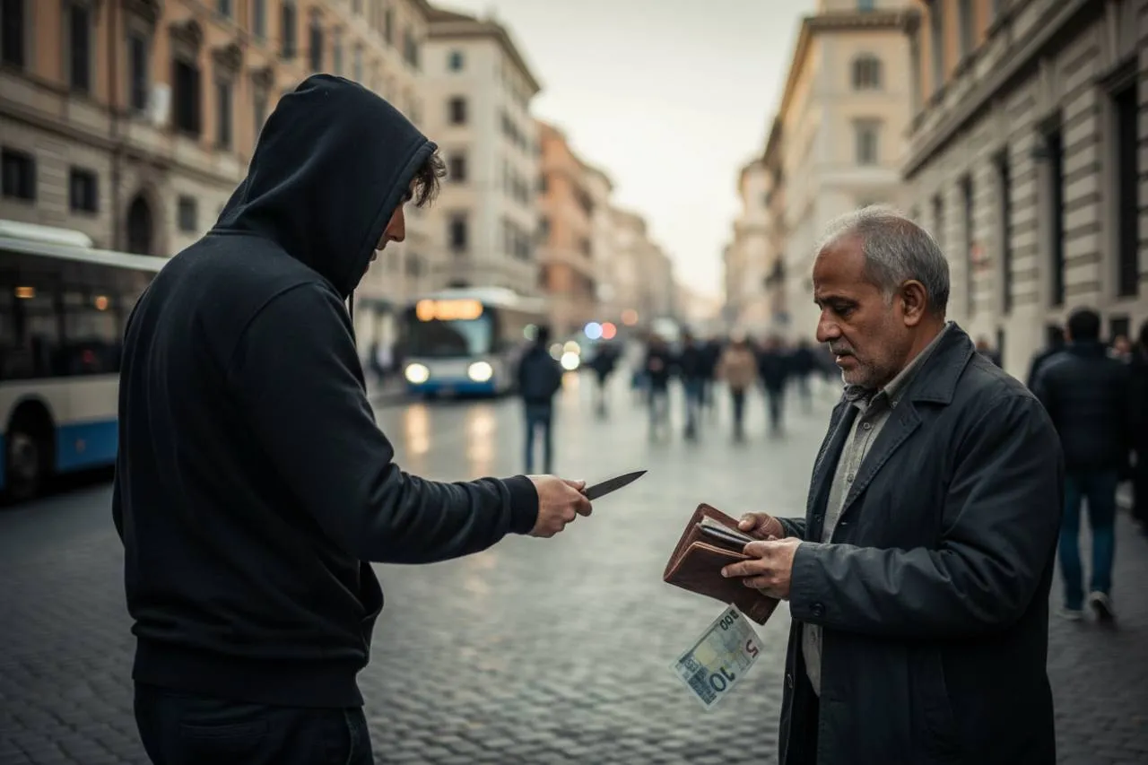 L'accusa di rapina aggravata e l'epilogo