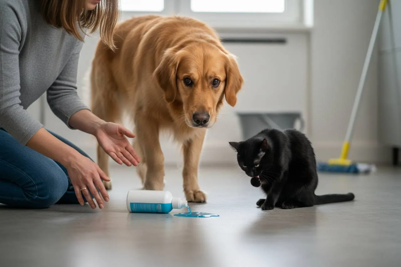 Comprendere i rischi dei disinfettanti: Cosa succede ai nostri animali?