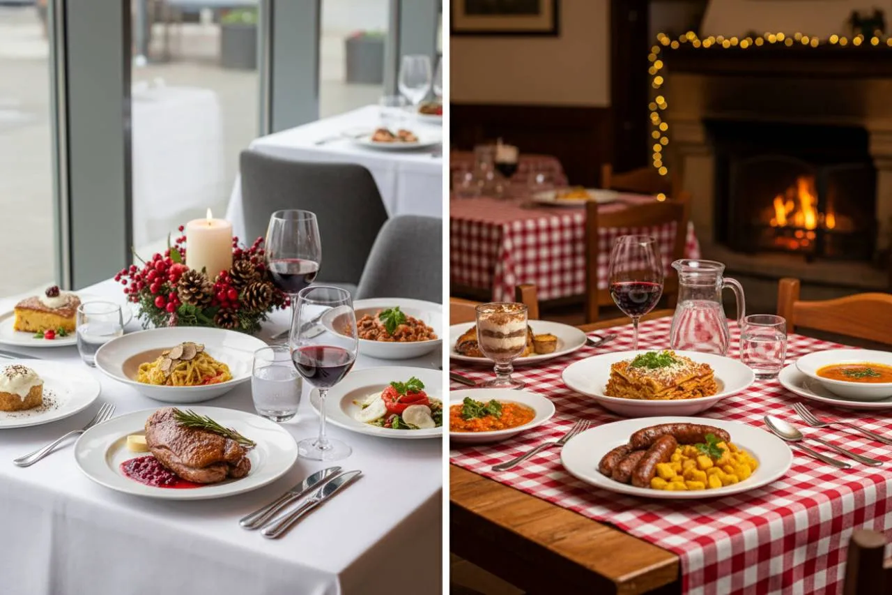 I prezzi dei menu: un panorama variegato