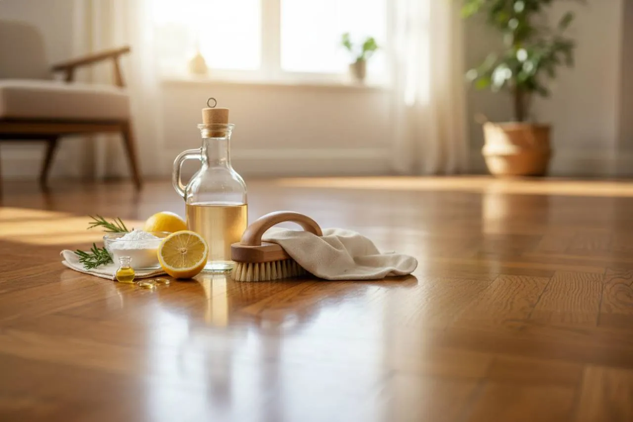 Addio cera e lucidatrice: Gli ingredienti segreti per un parquet brillante