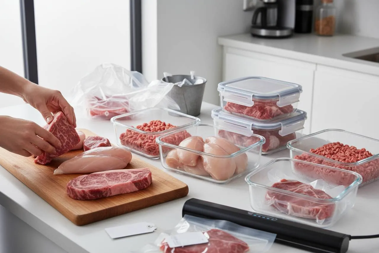Consigli pratici per congelare e scongelare la carne in sicurezza