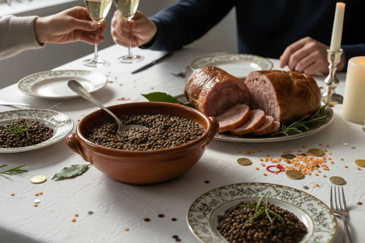 La tavola di Capodanno: cibi e superstizioni propiziatorie