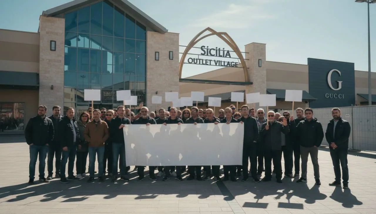 Gucci lascia Agira: la protesta dei sindacati