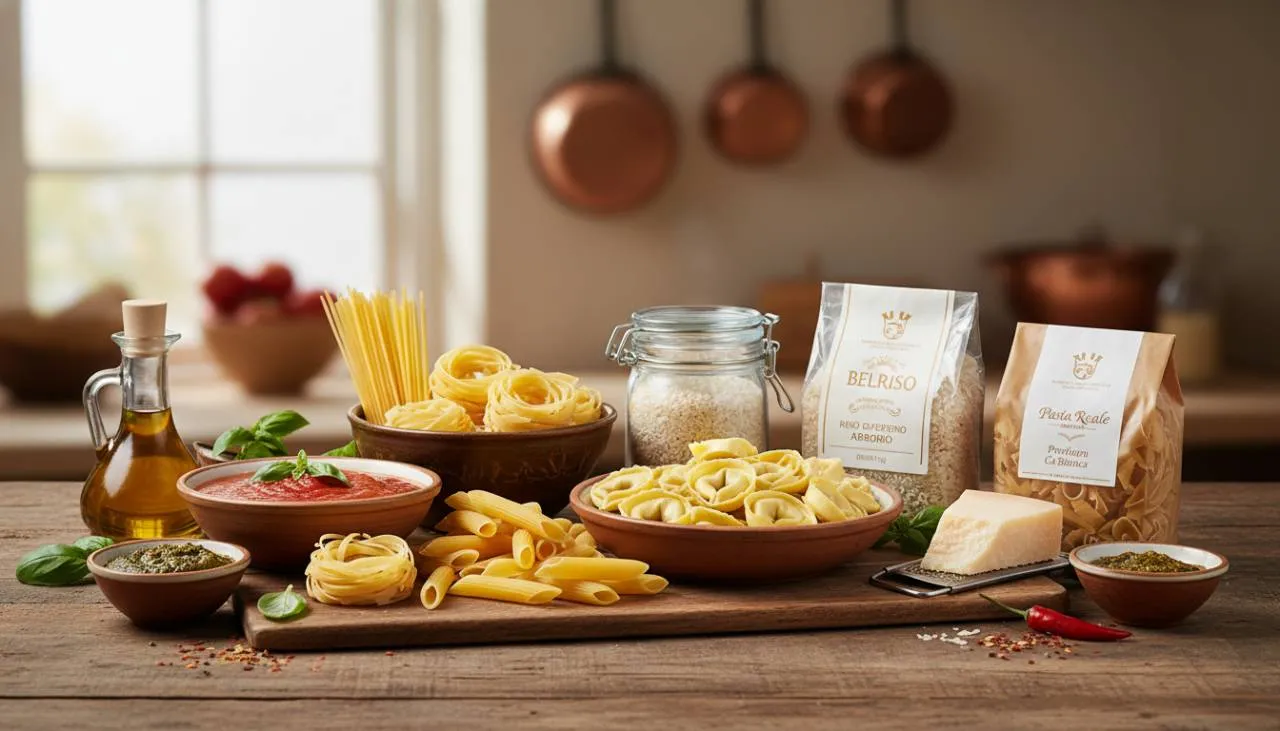 Primi piatti, condimenti e varie