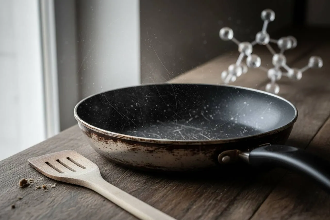 Padelle antiaderenti usurate: il rischio nascosto delle “sostanze chimiche eterne”