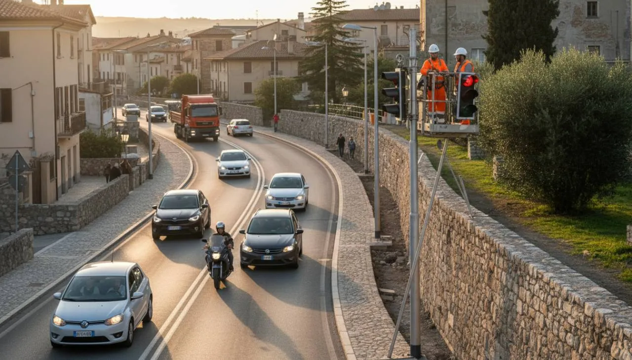 Rimozione del semaforo e ripristino della viabilità