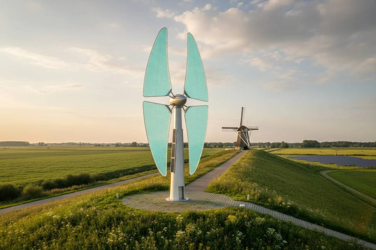 La turbina che reinventa il mulino a vento