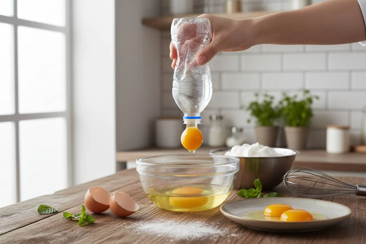 Il trucco infallibile per separare tuorli e albumi