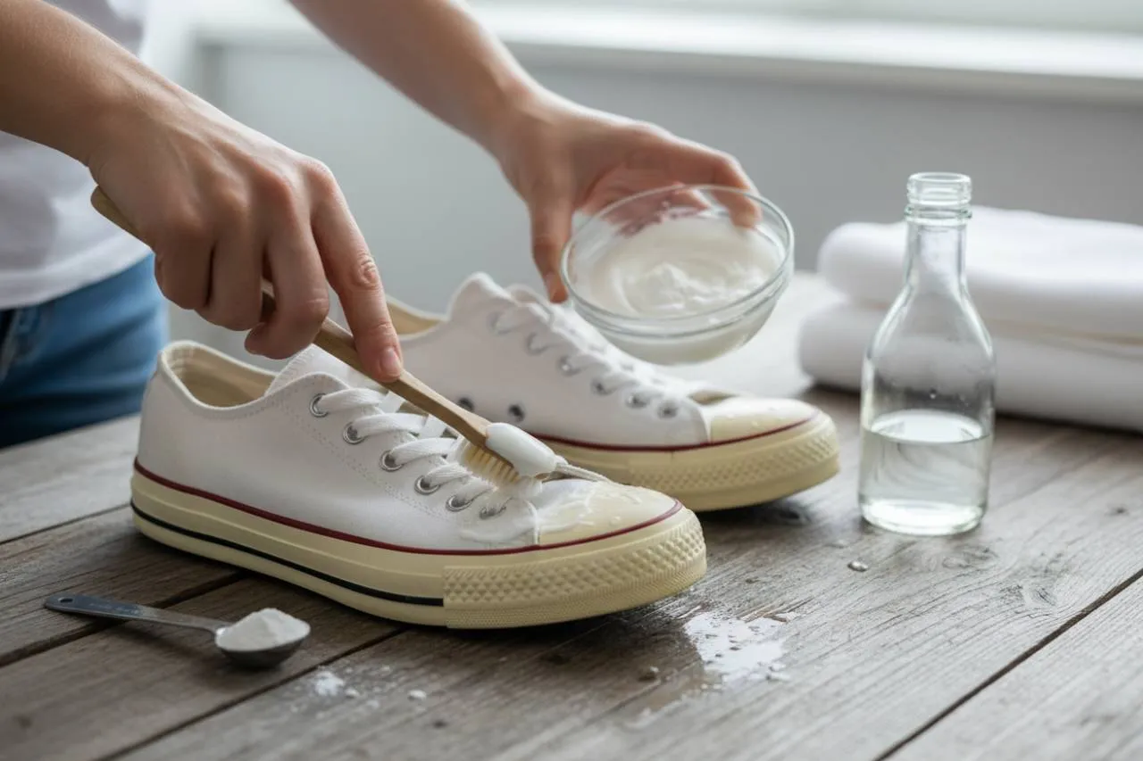 Metodi efficaci per sbiancare le scarpe