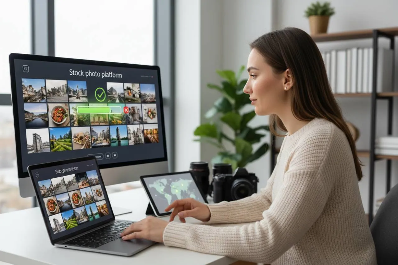 Come funziona la vendita di foto stock