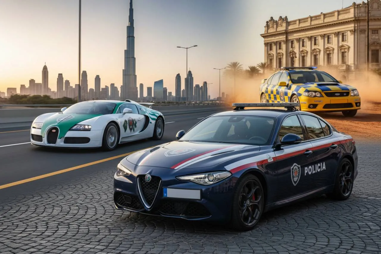 Da dubai all'australia: le supercar della polizia nel mondo