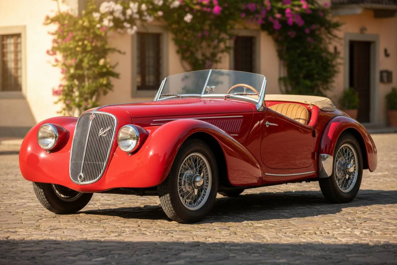 La Fiat 1500 Spider del 1938: un'icona di ingegneria