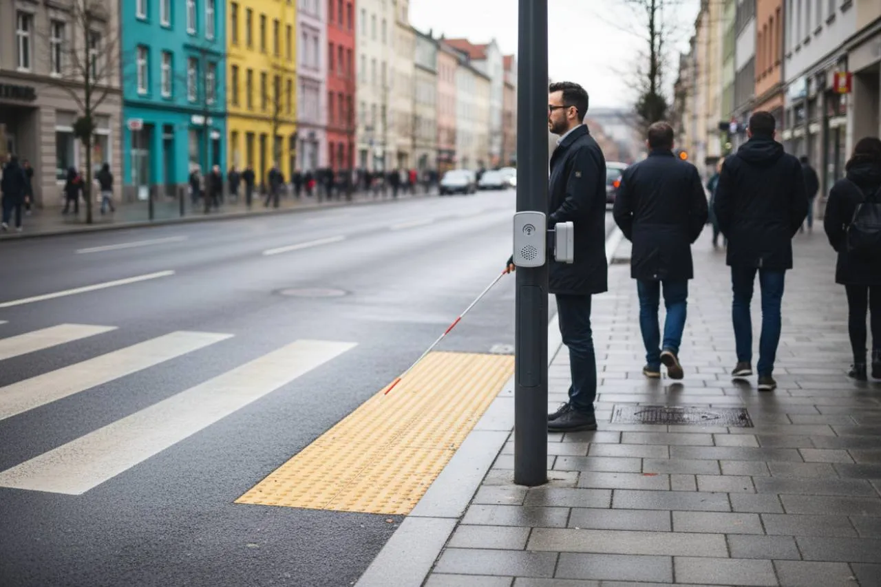 Attraversamento pedonale: Maggior tutela per i non vedenti