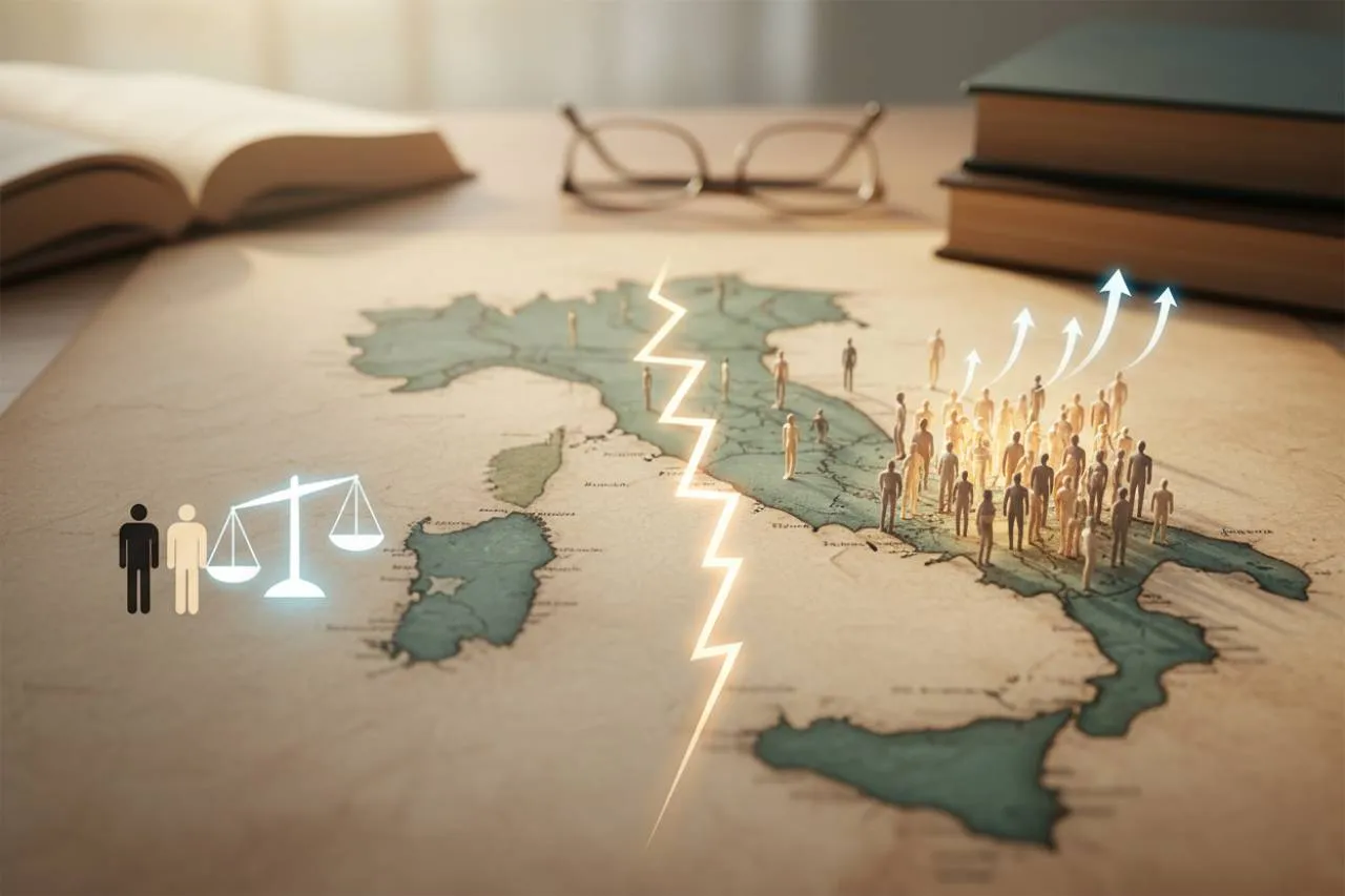 Il divario tra nord e sud: dove l'invalidità civile è più diffusa