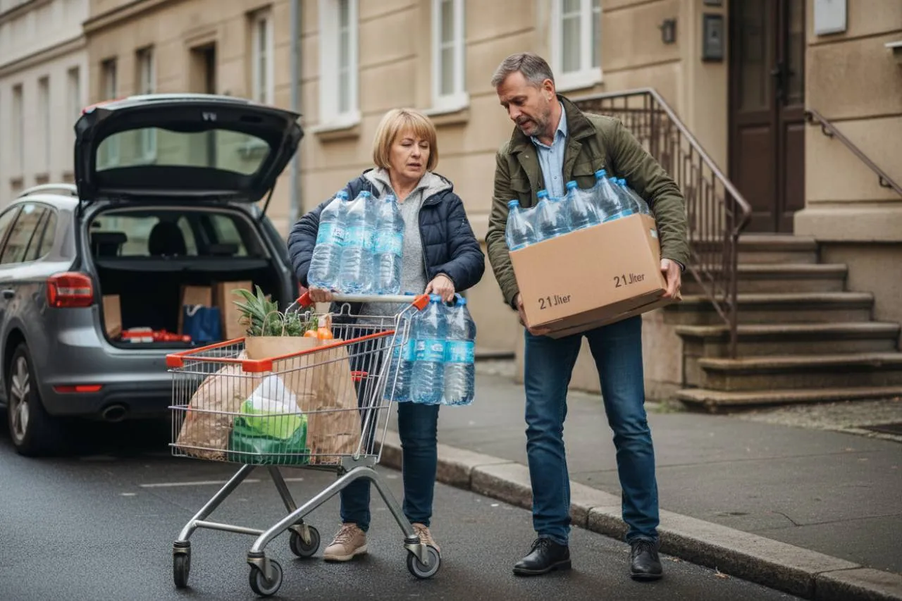 Basta sforzi al supermercato: La comodità dell'acqua a domicilio
