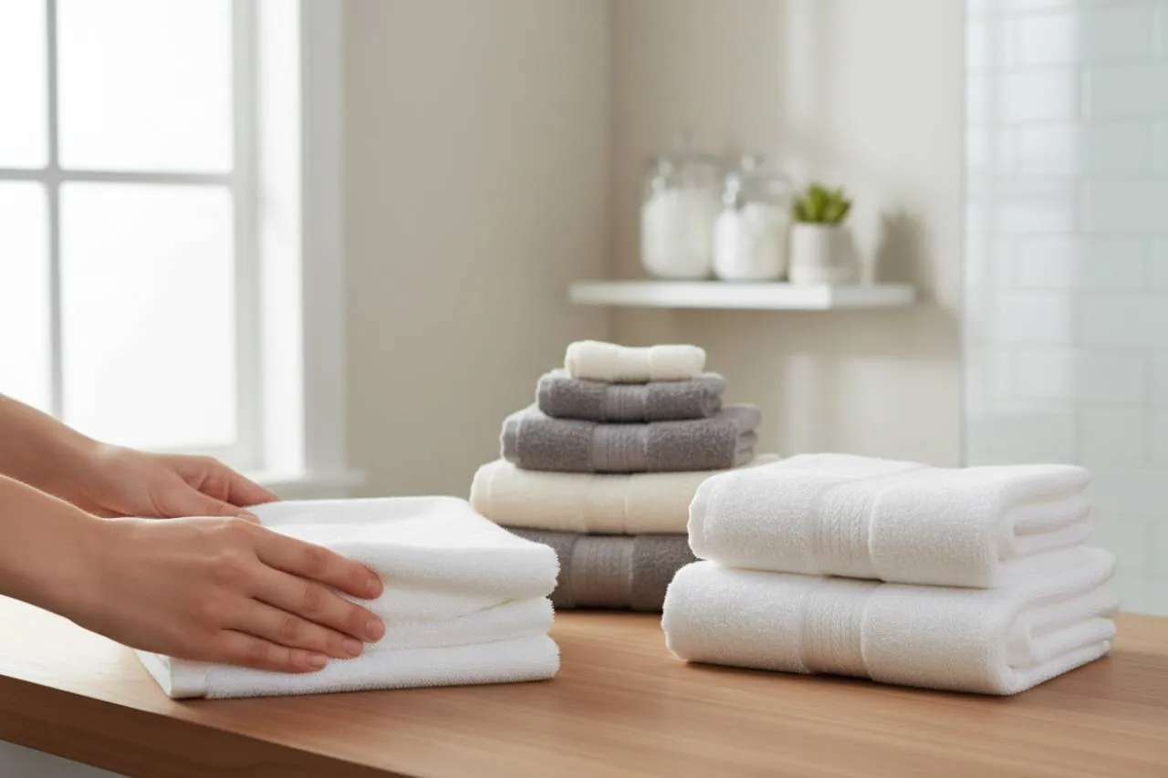Metodi efficaci per piegare gli asciugamani e guadagnare spazio