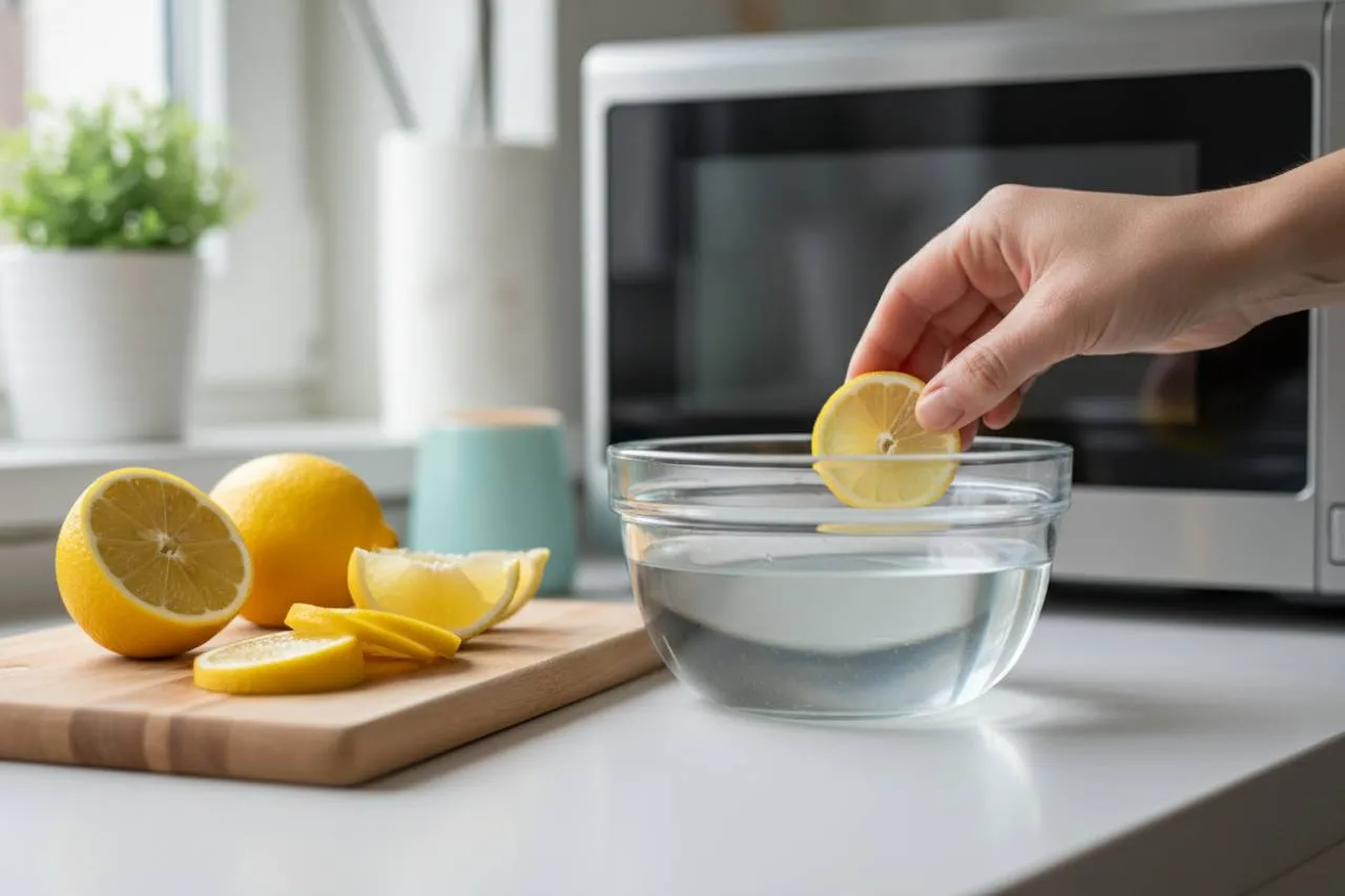 Guida passo passo per un microonde pulito