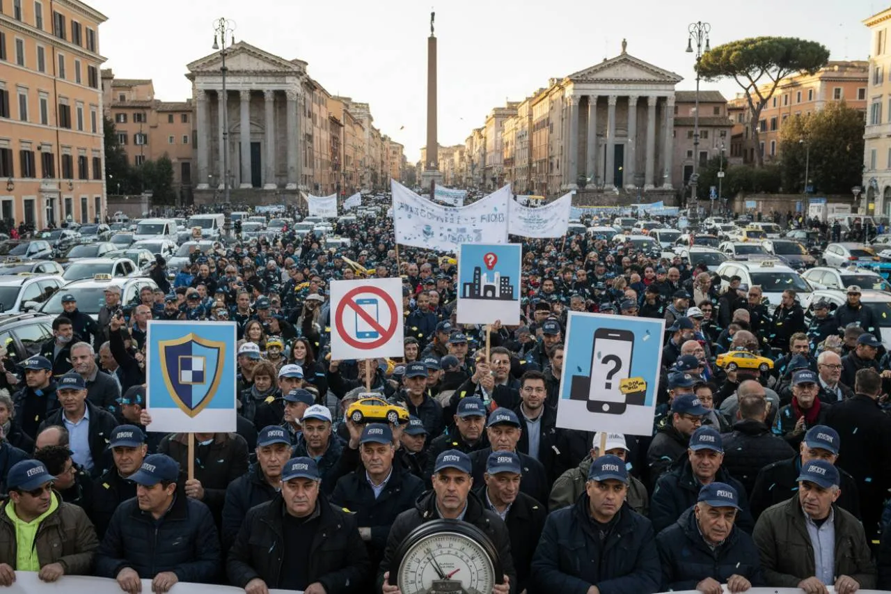 La voce della protesta: i tassisti e le loro ragioni