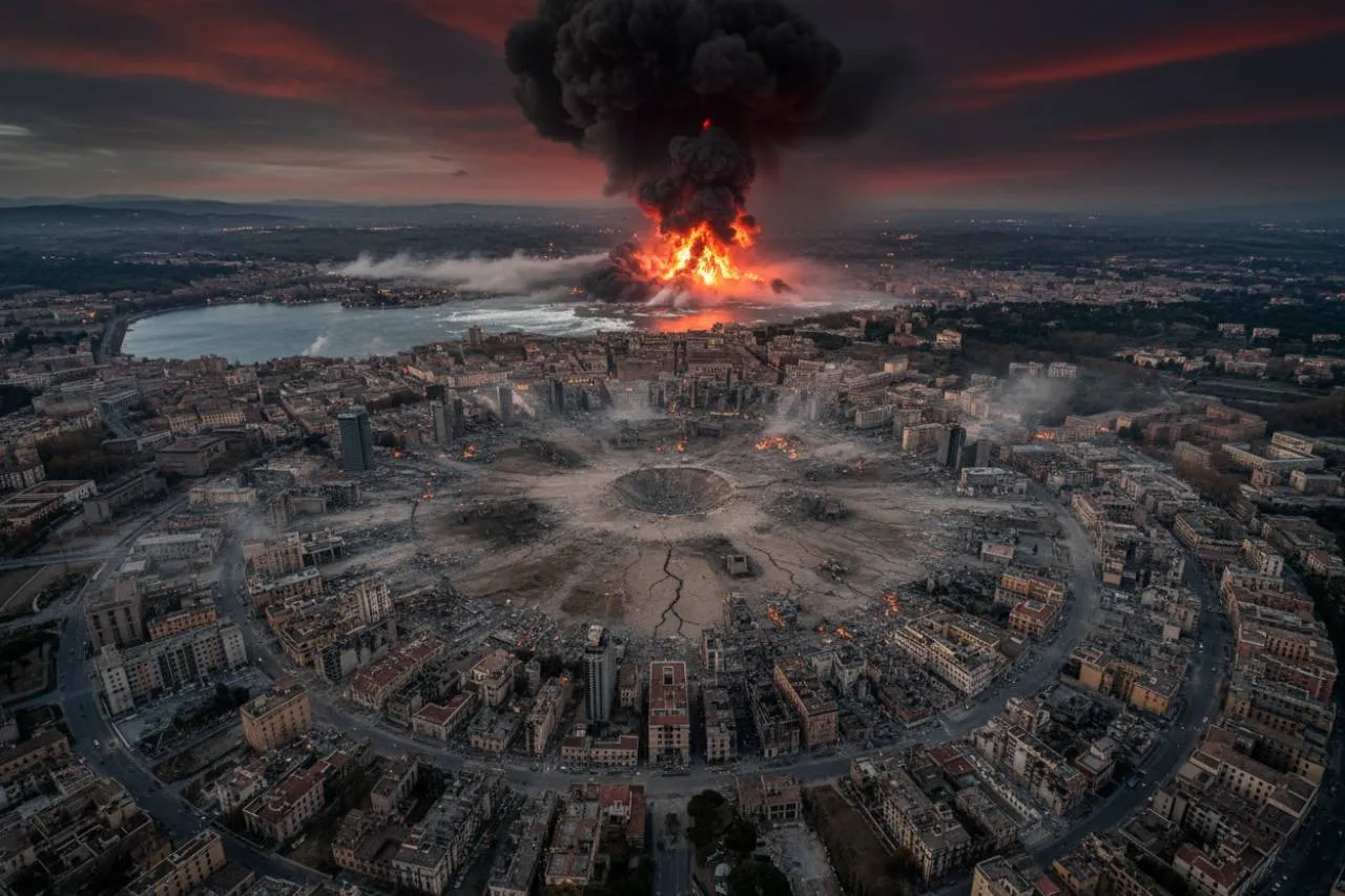 Impatto e distruzione: La simulazione su Roma