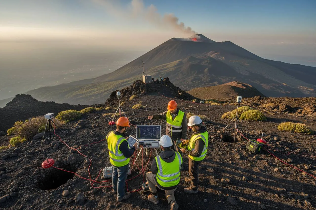 Il monitoraggio costante del vulcano: ruolo dell'INGV