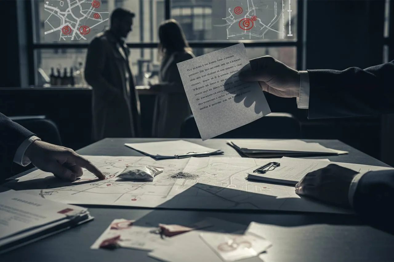 Ombre e sospetti: il filo della droga