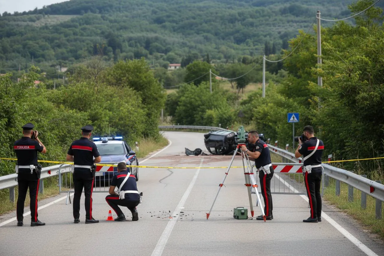 Le indagini e i rilievi delle autorità