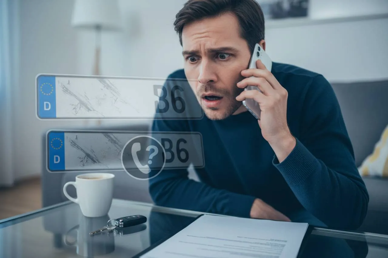 Come funziona la truffa della targa clonata