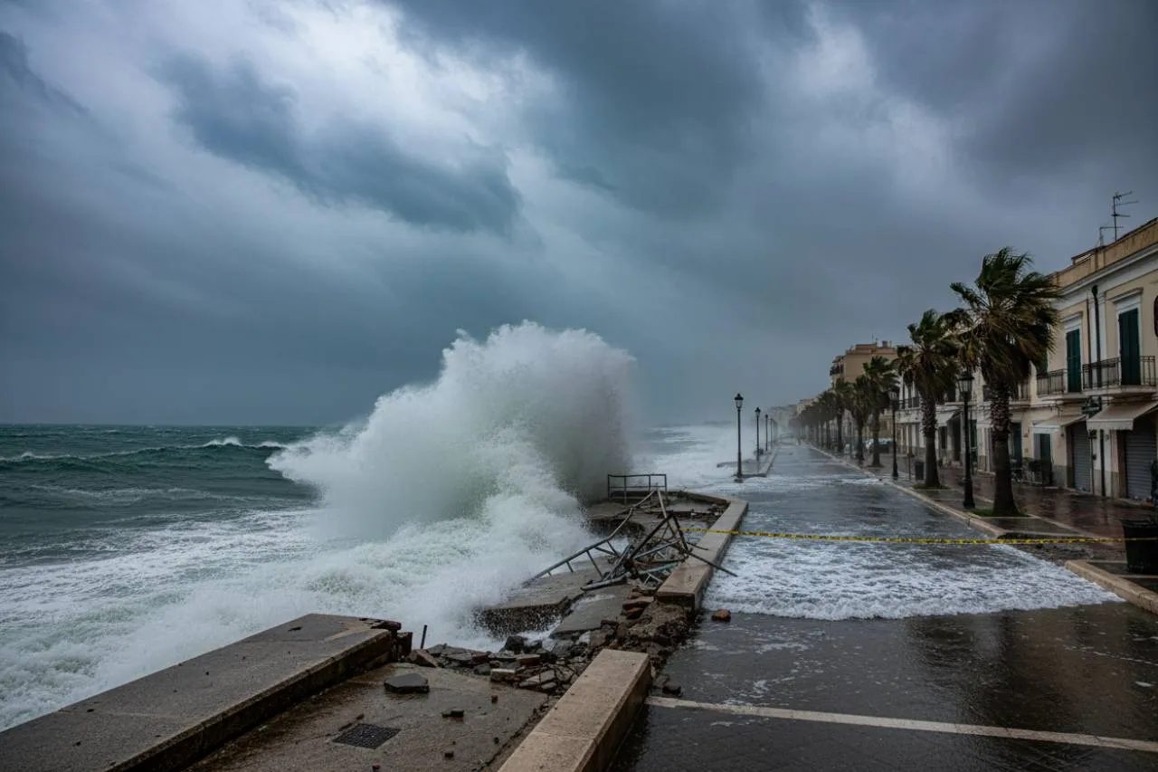 Il ciclone Harry: una corsa contro il tempo