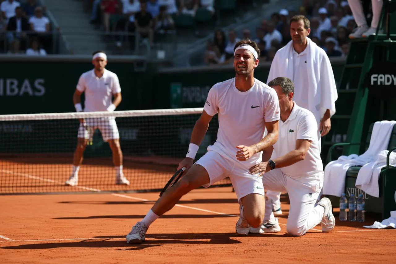 Un finale drammatico: il crollo nel tie-break