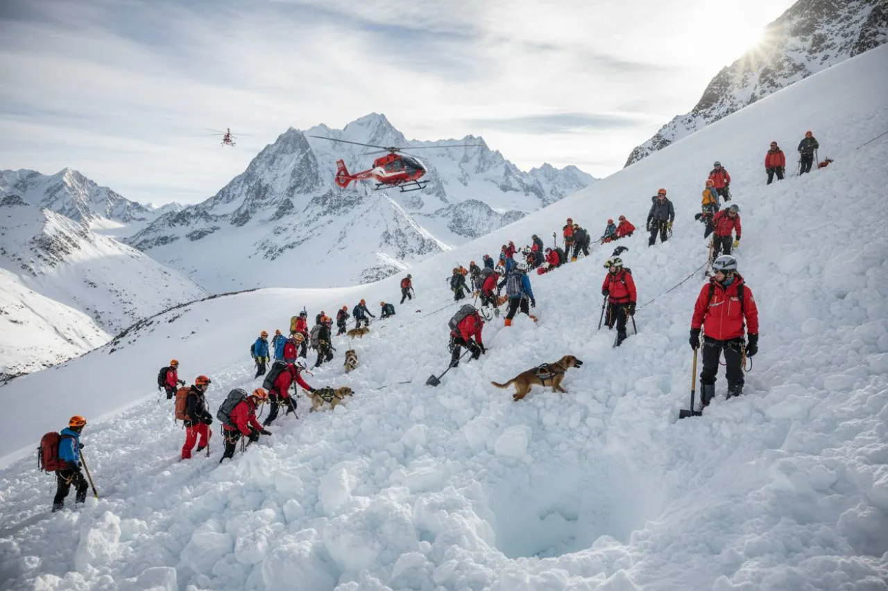 L'imponente macchina dei soccorsi e la scoperta