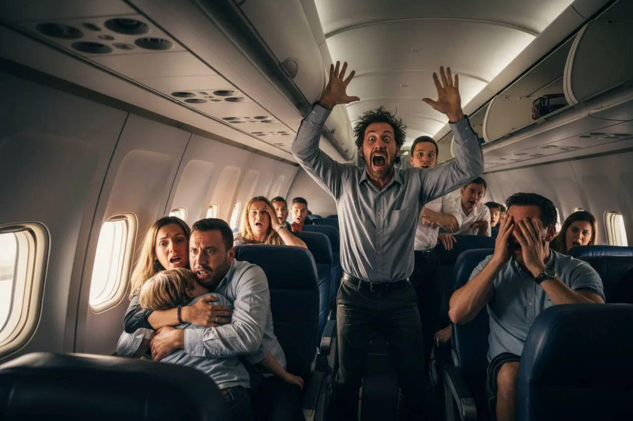 La calma interrotta da urla e minacce