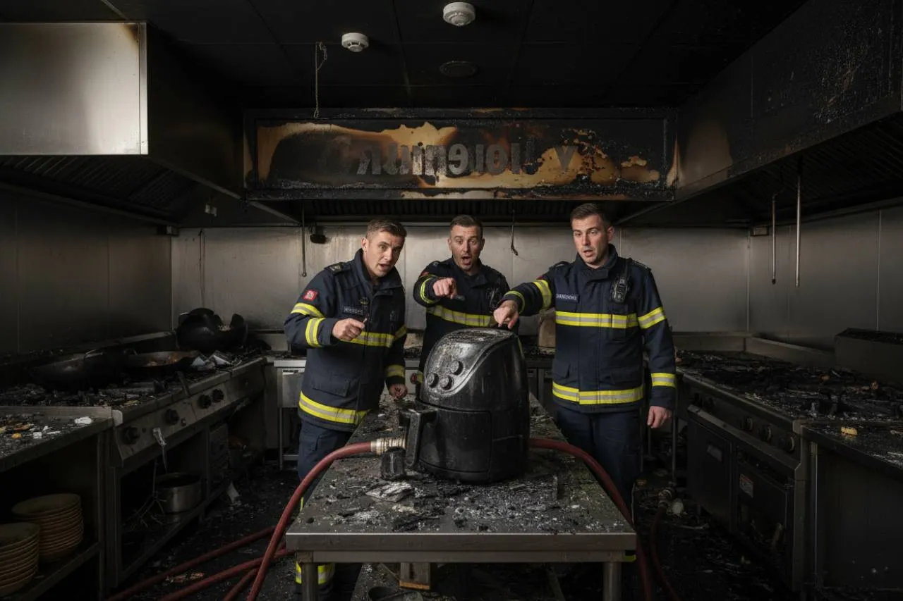 L'incredibile verità: una friggitrice ad aria all'origine dell'inferno