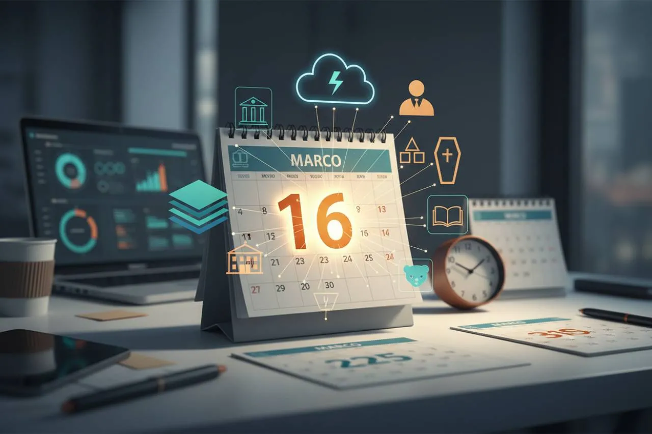 Il picco di metà mese e le ultime scadenze di marzo: 16, 25 e 31