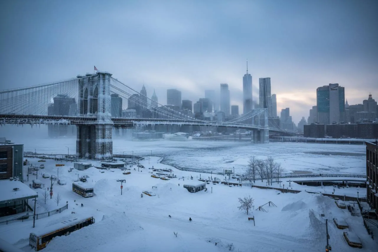 Il nord-est degli Stati Uniti sotto la morsa del gelo