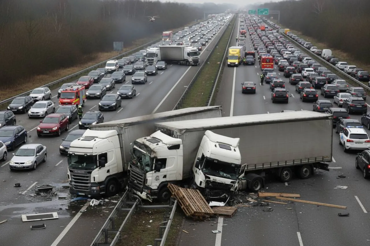 Il caos si estende: il secondo schianto nella coda