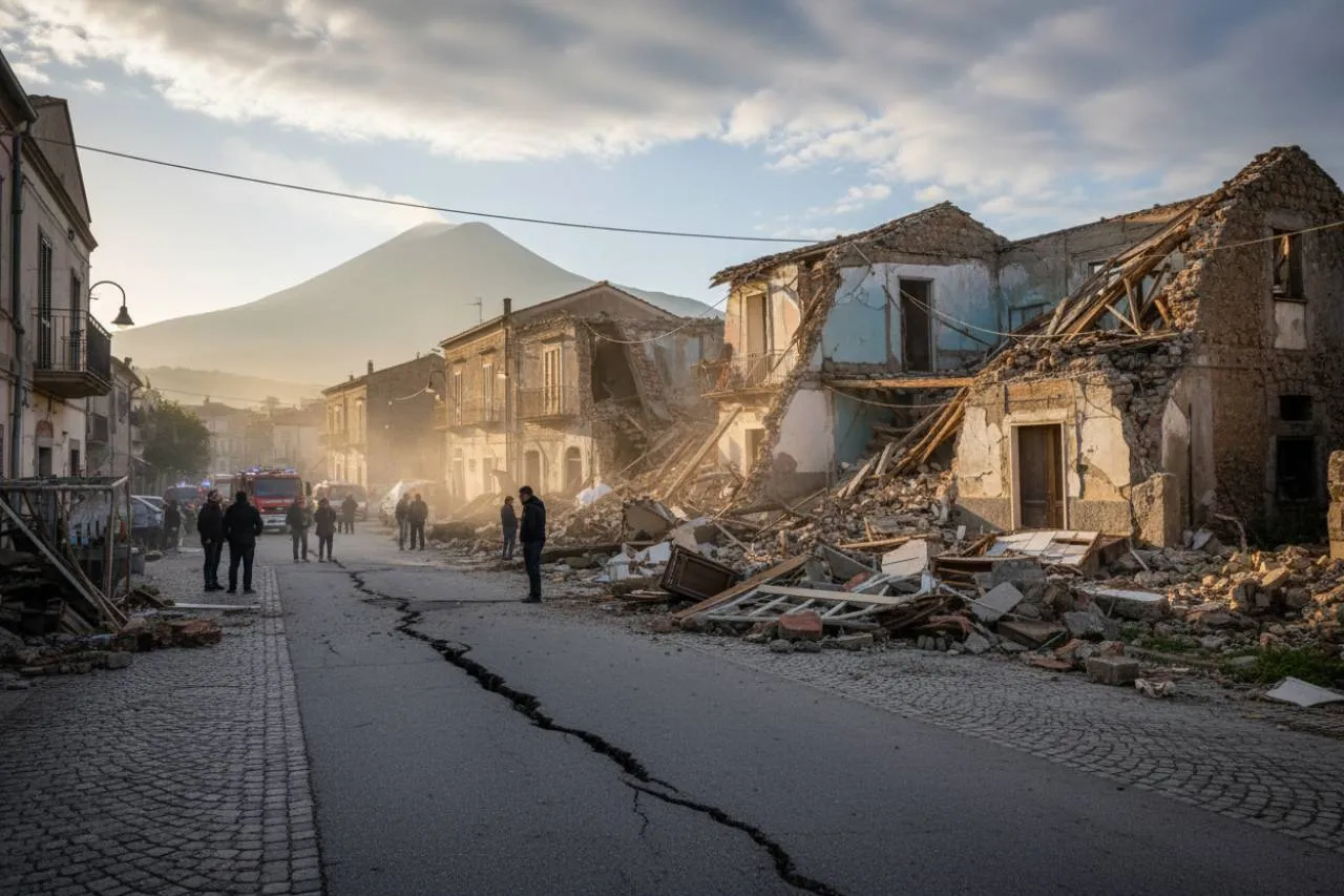 Il risveglio brusco: l'epicentro svela i danni
