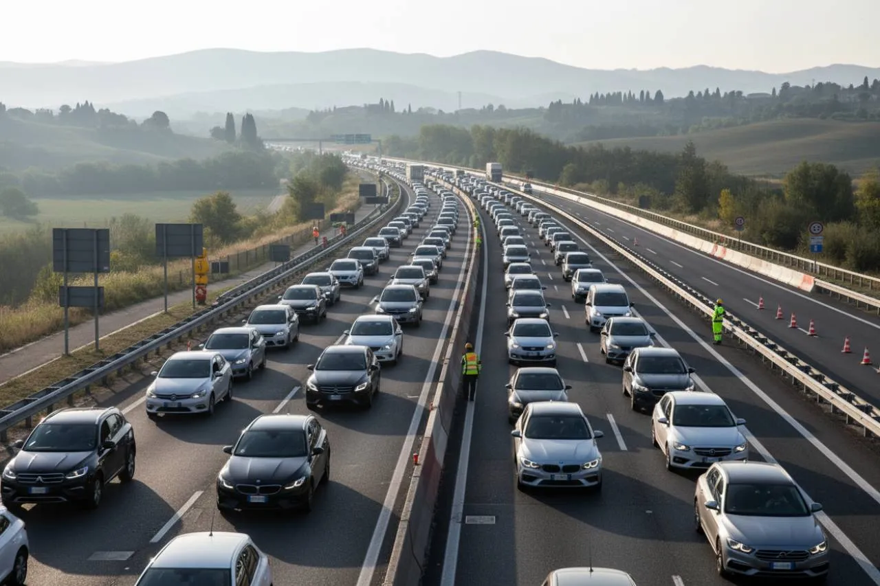 Riapertura, ma la morsa del traffico non si allenta